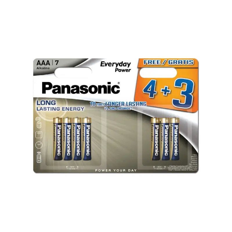 Panasonic SILVER AAA 4+3PACK