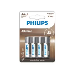 PHILIPS ENTRY ALKALINE AA 4 PACK