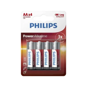 PHILIPS POWER ALKALINE AA 4 PACK
