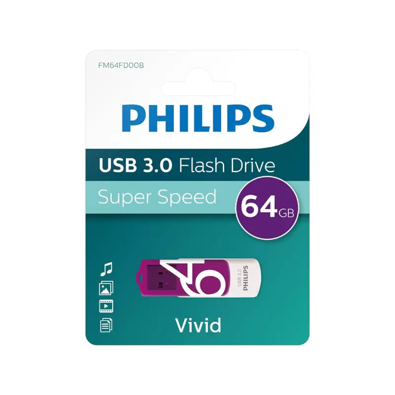 PHILIPS 64GB PURPLE